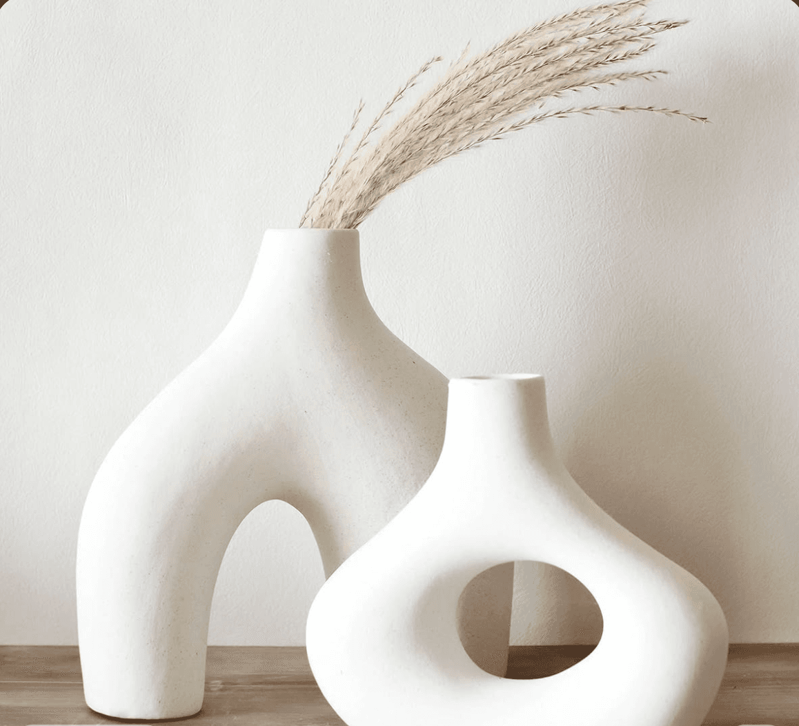 Ceramic Vase Set 2pcs 3