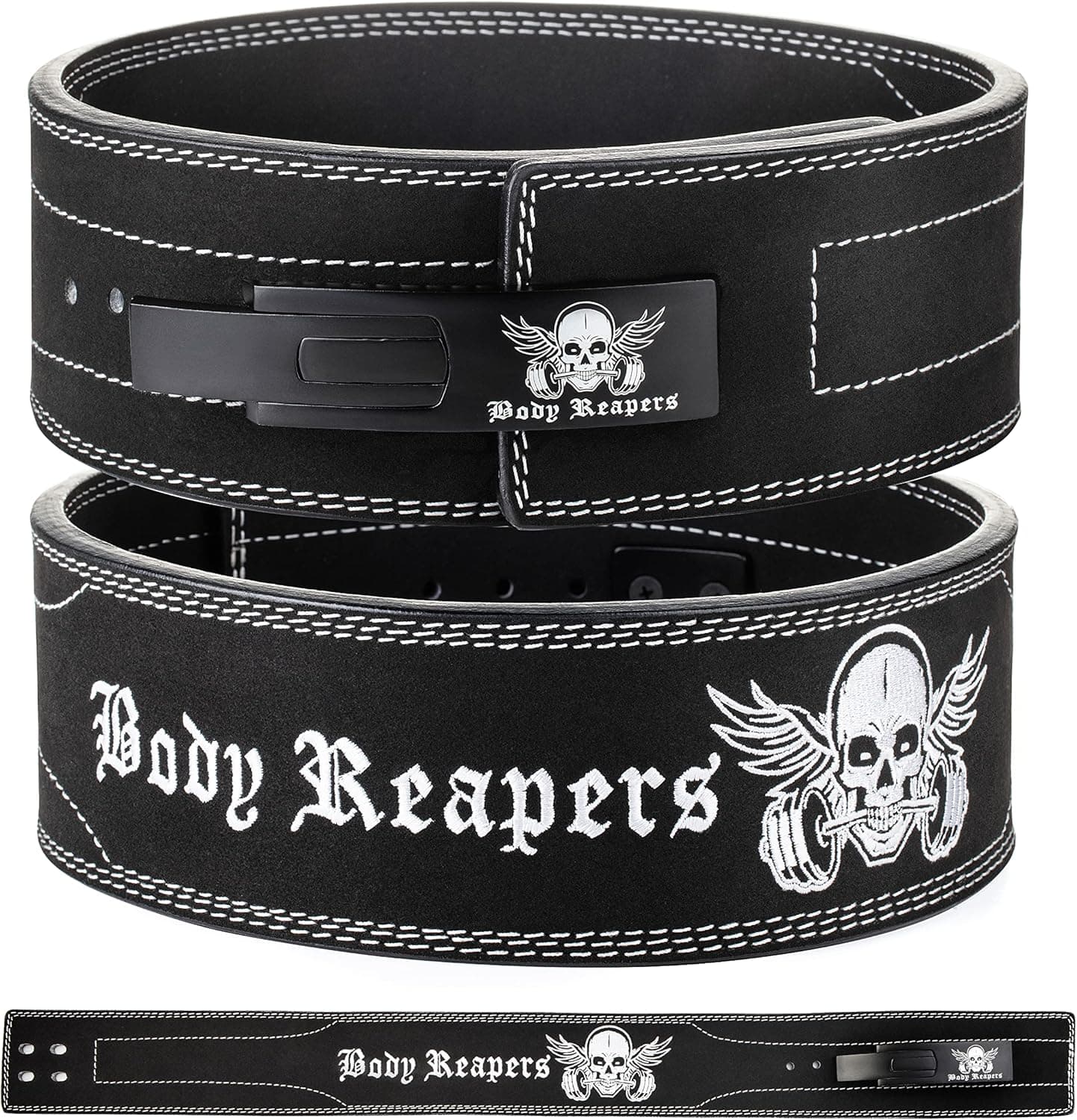 Weightlifting Belt Leather 10cm 4