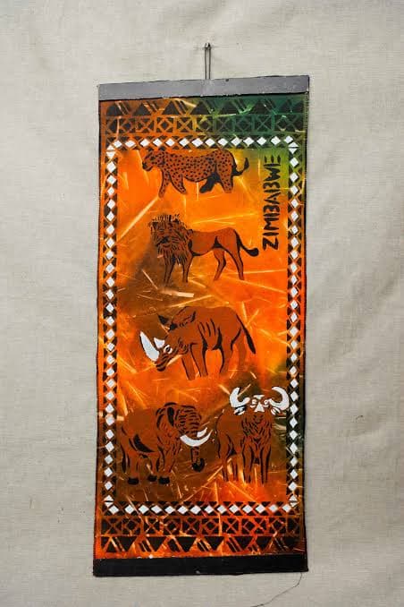 African Batik Wall Hanging 80×120cm 4