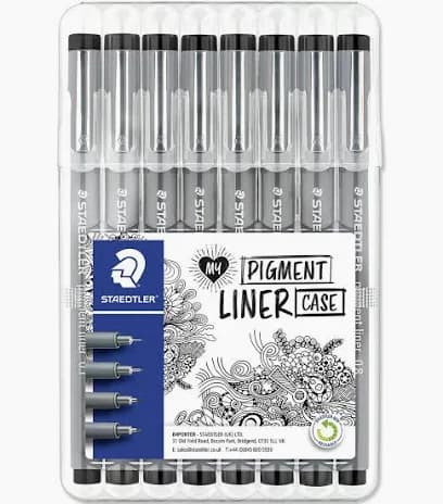 Staedtler Pigment Liner Fineliner Set 8pcs 4