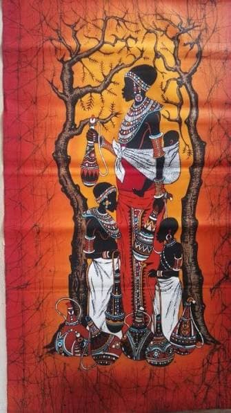 African Batik Wall Hanging 80×120cm