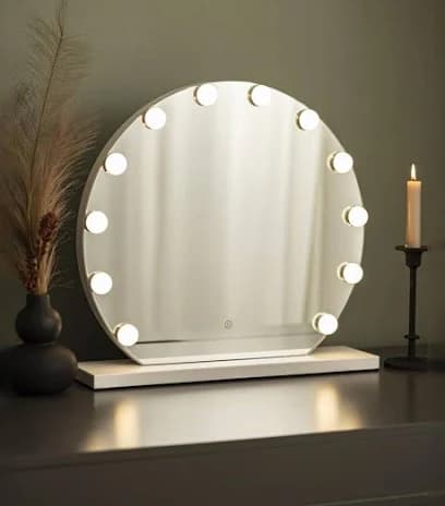 LED Vanity Mirror with Lights 50cm 4