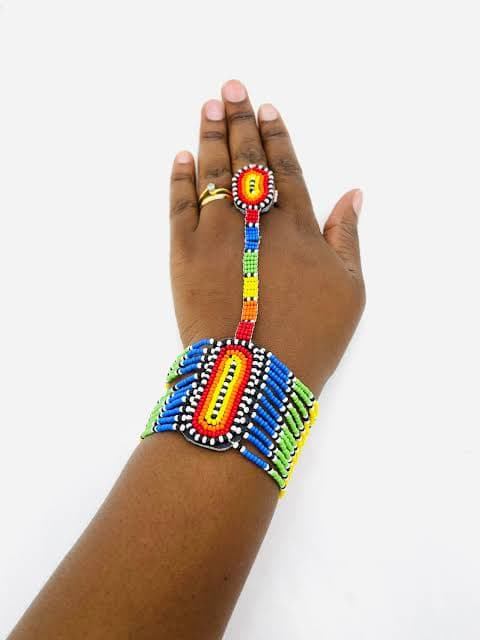Maasai Beaded Bracelet Single 3