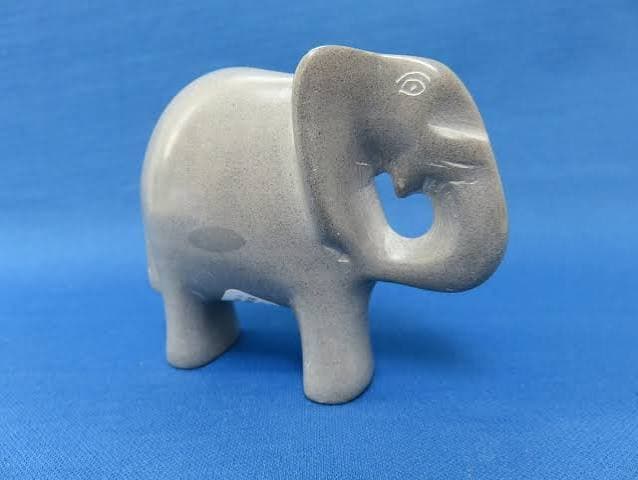 Kenyan Soapstone Elephant Sculpture 3