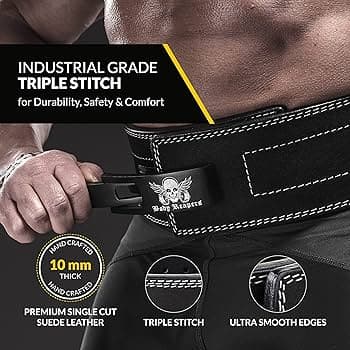Weightlifting Belt Leather 10cm