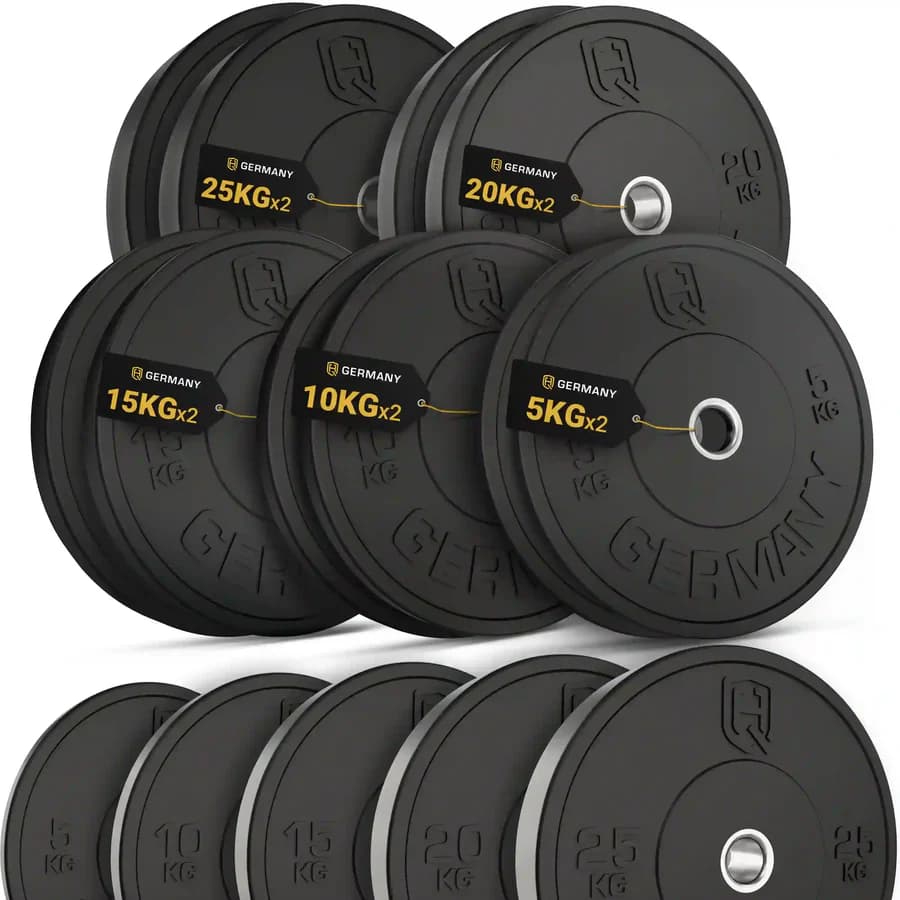 Rubber Weight Plates Set 100kg