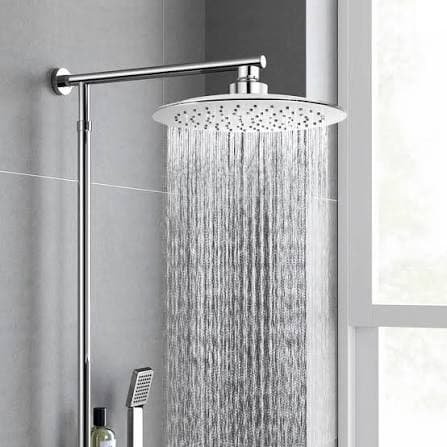 Rainfall Shower Head with Filter 8"
