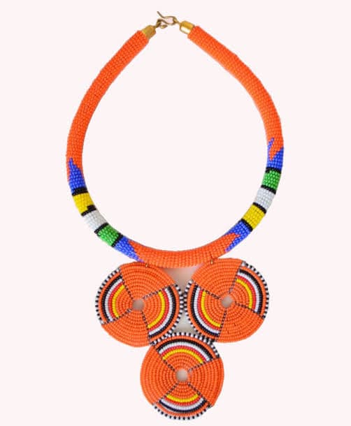Maasai Beaded Necklace Handcrafted 3