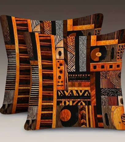 African Tribal Print Cushion Cover 45cm