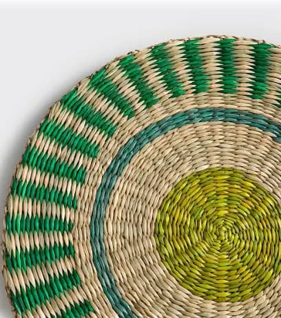 Woven Placemats Set 6pcs Sisal